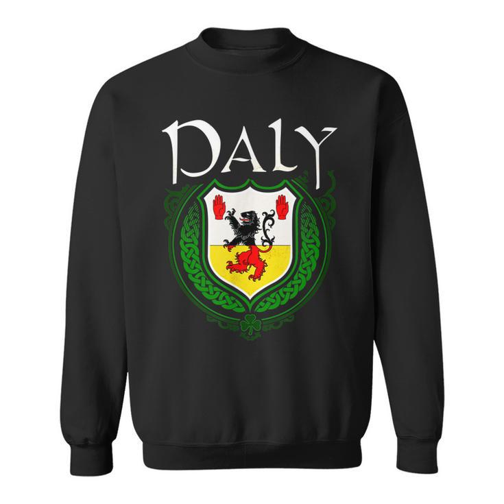 Daly Surname Irish Last Name Daly Family Crest  Sweatshirt