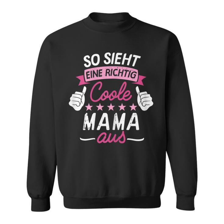 Damen Sweatshirt Coole Mama, Lustiges Design für Mütter