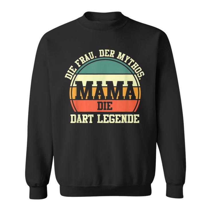 Dart Mama Mutter Dartsspieler Darts Sweatshirt