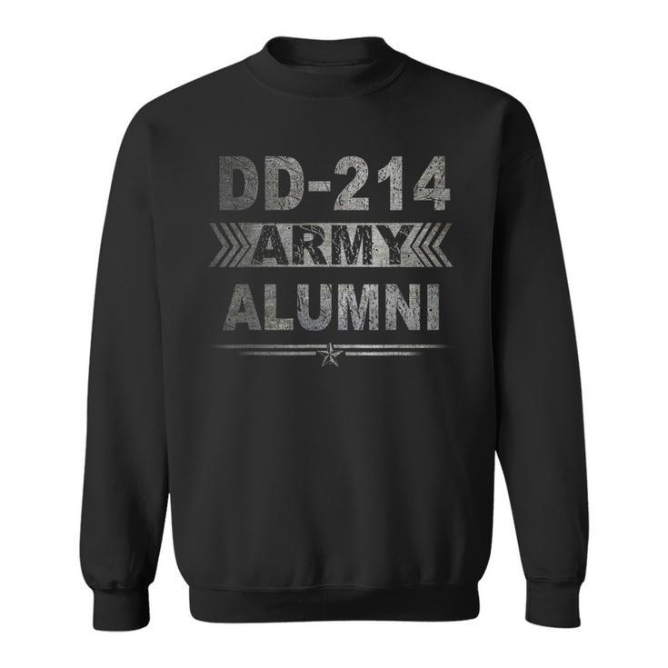 Dd-214 Us Army Alumni Military Veteran Retirement Gifts Men Women Sweatshirt Graphic Print Unisex