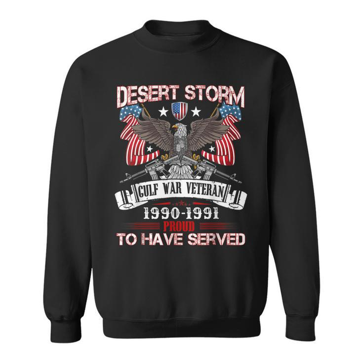 Desert Storm Veteran Proud  United States Army Veteran  Sweatshirt