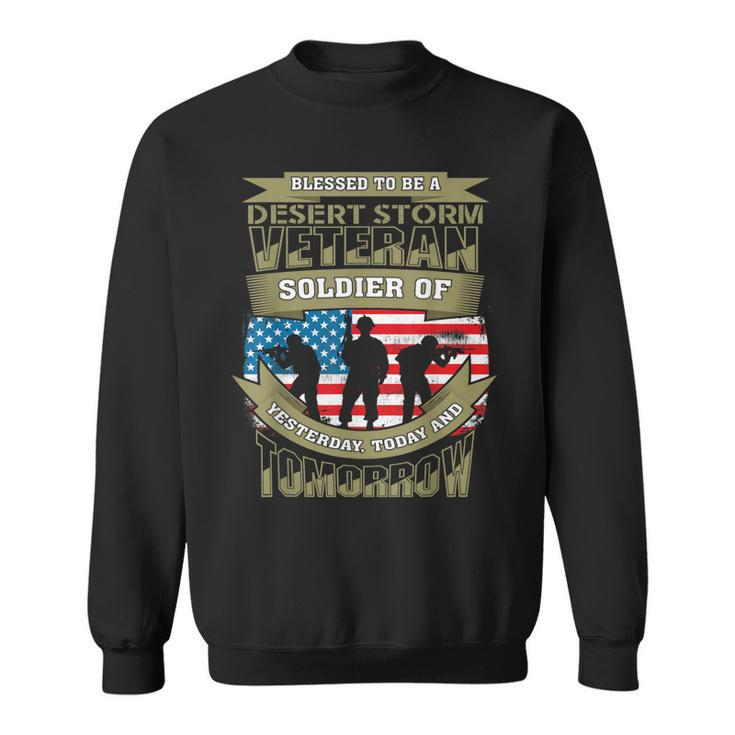Desert Storm Veteran T  Men Women Sweatshirt Graphic Print Unisex