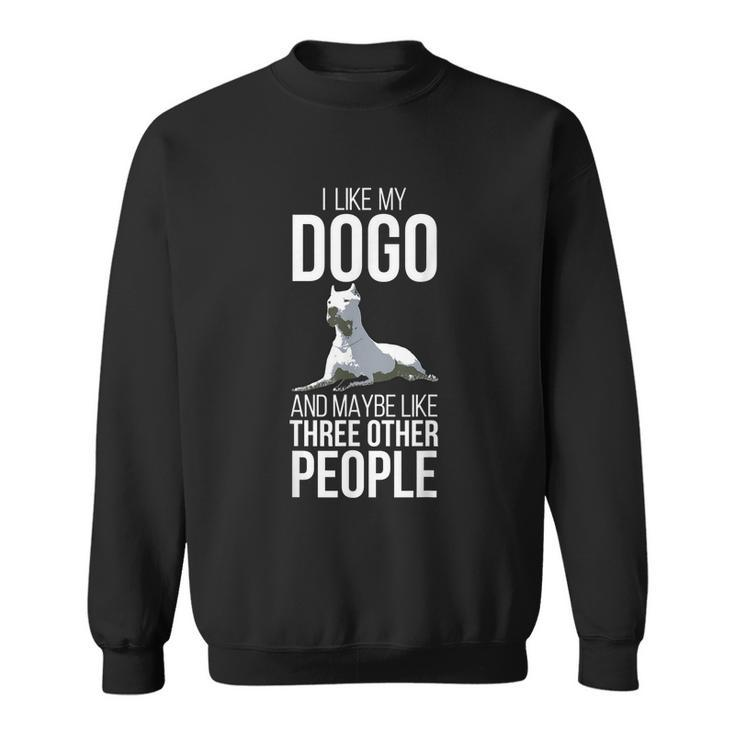 Dogo Argentino Dog Pet Love Rescue Retro Men Women Bark Paw Sweatshirt