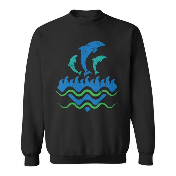 Dolphins In The Sea   Sweatshirt