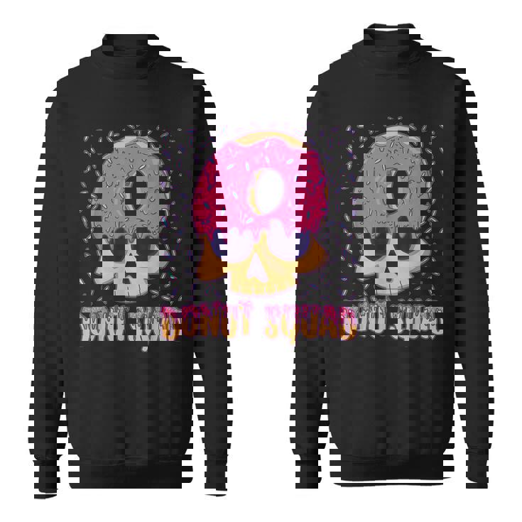 Donut Squad Skull Drawing Baker Gift Sweatshirt