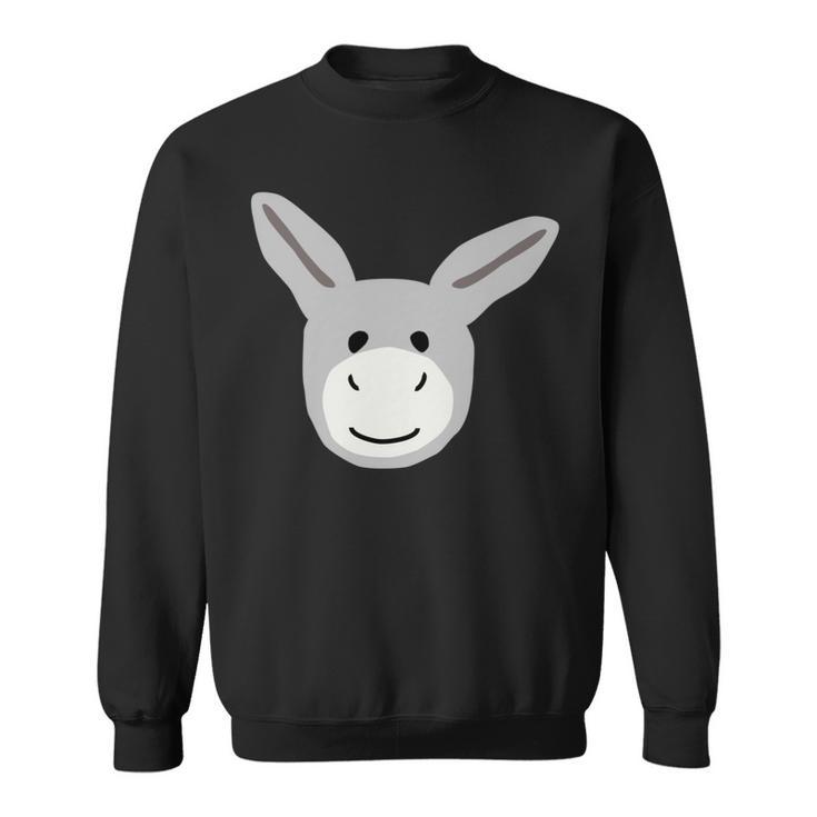 Drolliger Esel Langarm Sweatshirt für Esel-Liebhaber, Herren Damen Kinder