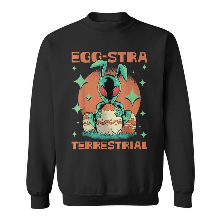 Easter Alien Egg Stra Terrestrial  Sweatshirt