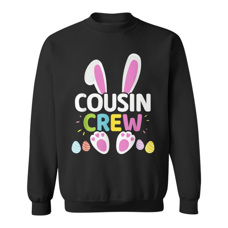 Easter Cousin Crew With Bunny And Eggs For Family Sweatshirt