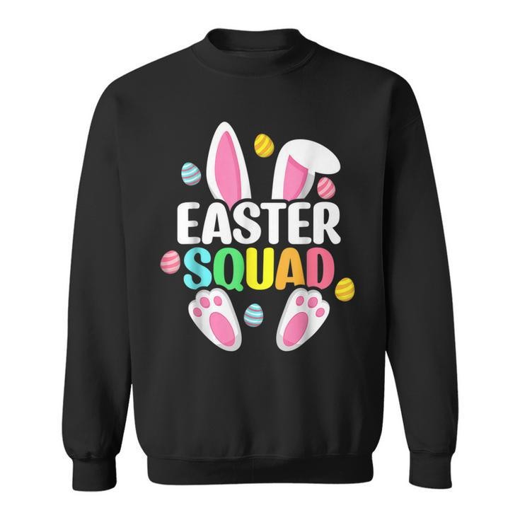 Easter Squad Family Matching Easter Day Bunny Egg Hunt Group Sweatshirt