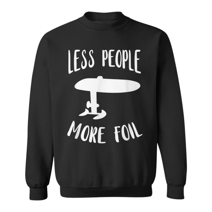 Efoil Less People More Elektrisches Hydrofoil-Surfbrett Sweatshirt