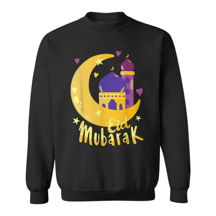 Eid Mubarak - Eid Al Fitr Islamic Holidays Celebration  Sweatshirt