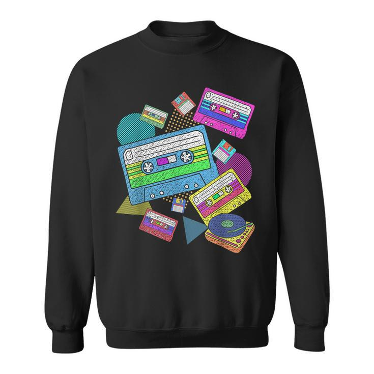 Eighties Theme Party Retro 80S Music Cassette 80S  Sweatshirt