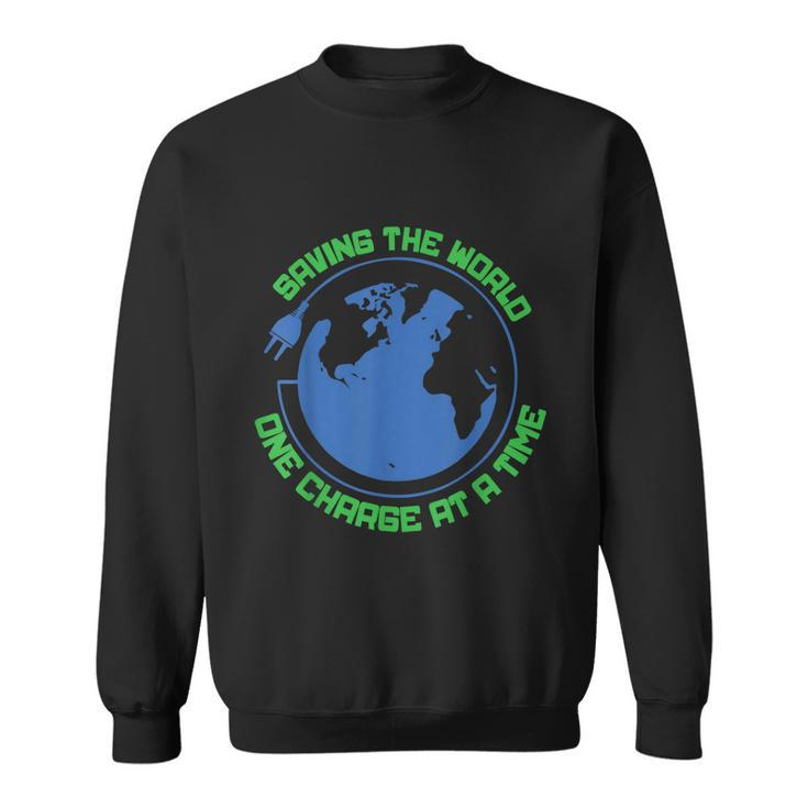 Electric Mobility Car Driver Environmental Protection World Sweatshirt