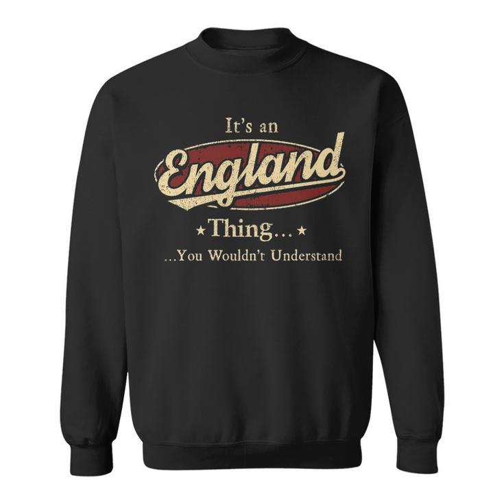 England Personalized Name Gifts Name Print S With Name England Sweatshirt