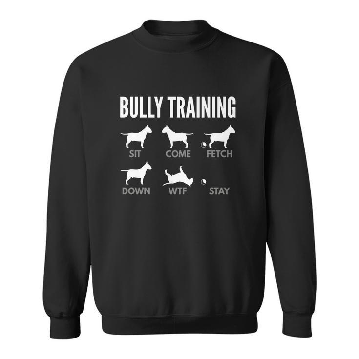 English Bull Terrier Bully Training Men Women Sweatshirt Graphic Print Unisex