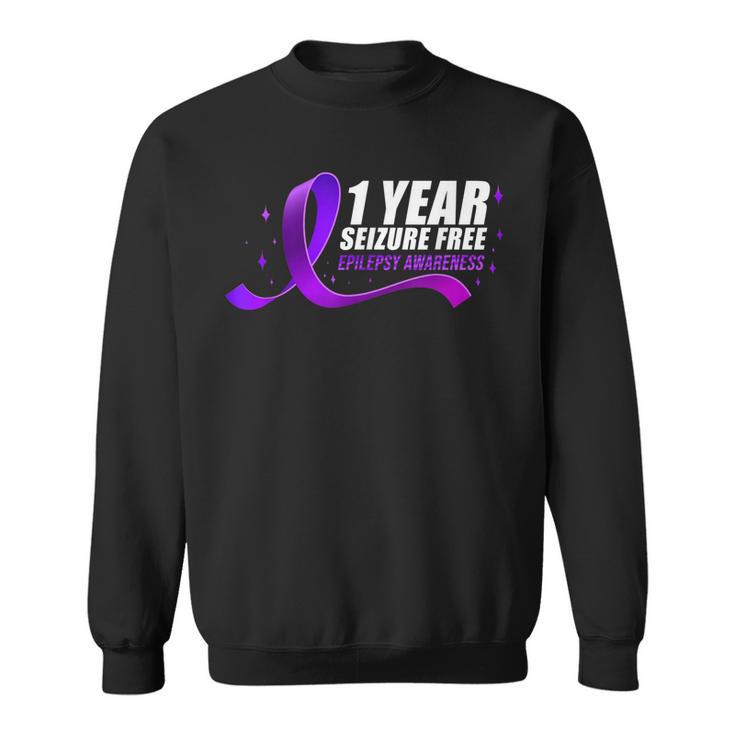 Sweat à Capuche Unisex Epilepsy Awareness - Couleur Pourpre, Message De Soutien, Tailles Adultes/jeunes, Neuf