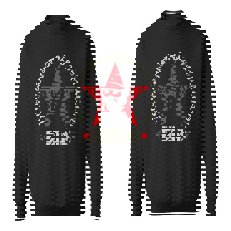 Ezln Zapatistas Red Stars Long Sleeve T-Shirt | Mazezy