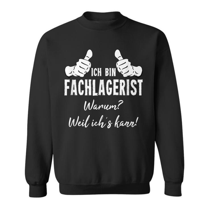 Fachlagerist Sweatshirt für Herren, Lagerlogistiker Kompetenz Beweis