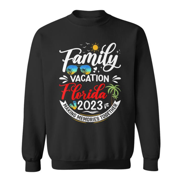 Family Vacation Florida 2023 Beach Summer Vacation 2023  Sweatshirt