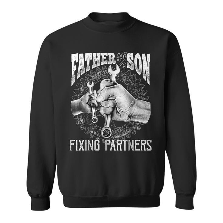 Father And Son Mechanic Mechanic Fathers Day Gift Men  Sweatshirt
