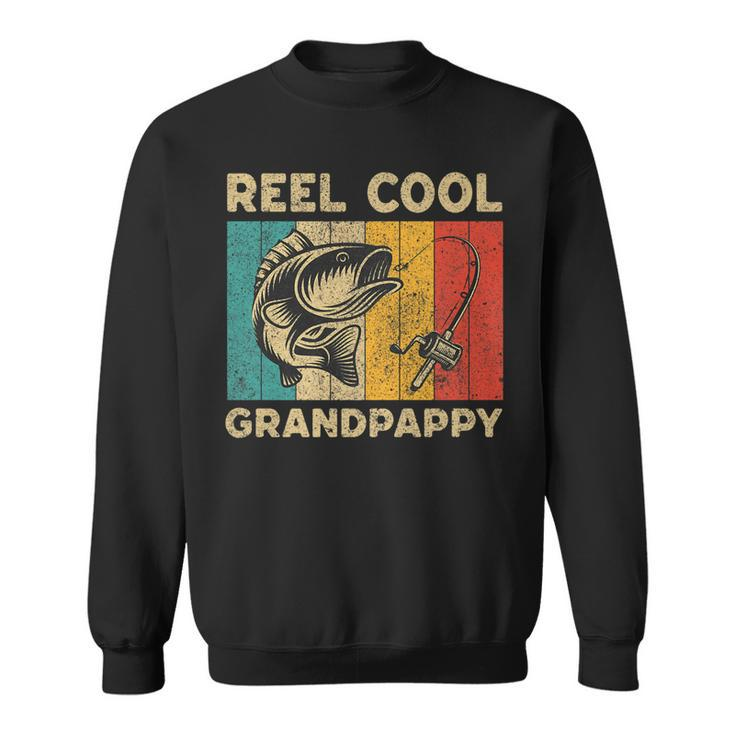 Fathers Day Present Funny Fishing Reel Cool Grandpappy   Sweatshirt