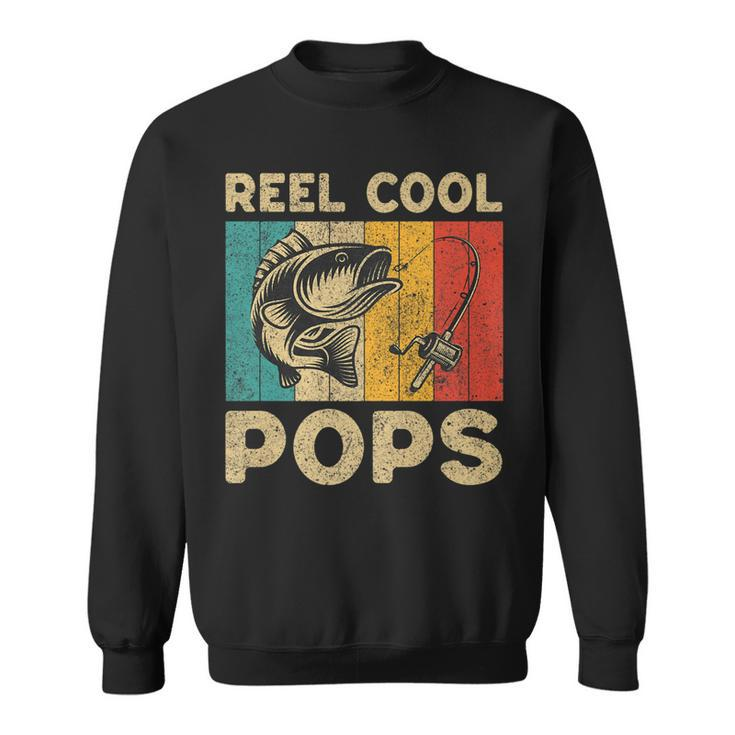 Fathers Day Present Funny Fishing Reel Cool Pops   Sweatshirt