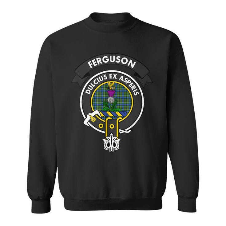Ferguson Clan Badge   - Scottish Tartan   Sweatshirt