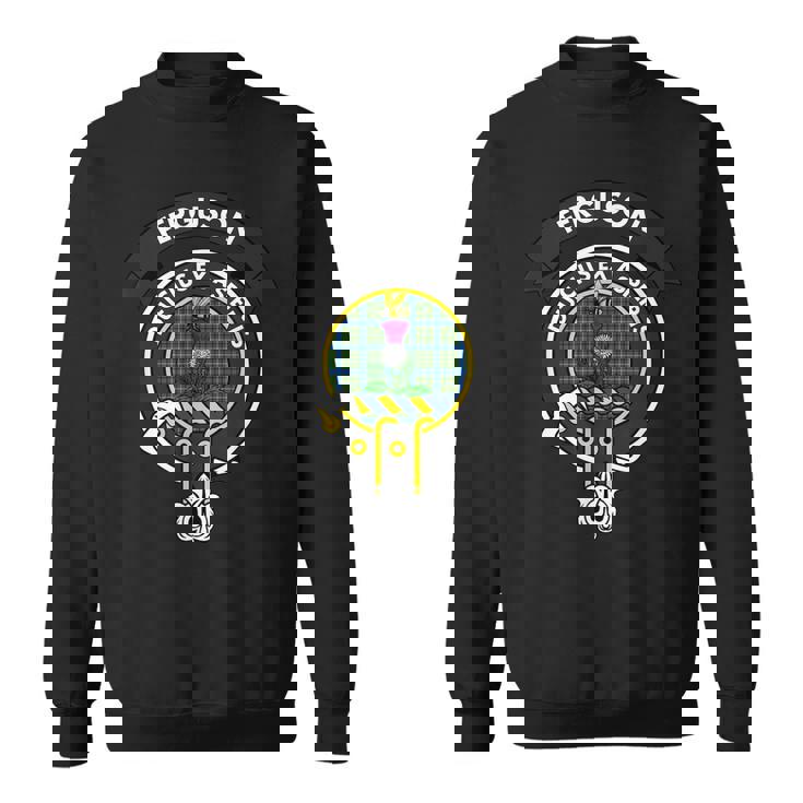 Ferguson Clan Badge Scottish Tartan Sweatshirt Seseable UK