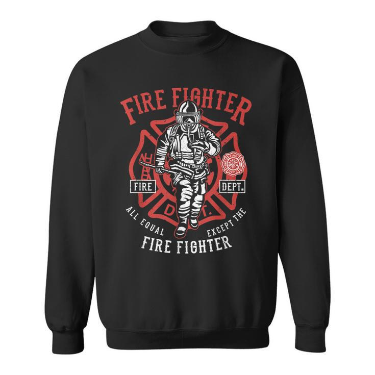 Fire Fighter First Responder Emt Clothing Hero  Sweatshirt