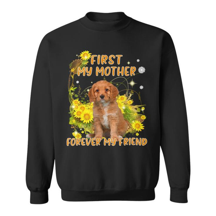 First My Mother Forever My Friend Mothers Day Dog Mom  V5 Sweatshirt