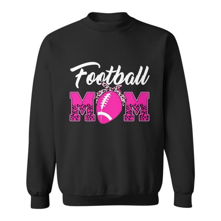 Football Mom Leopard Cute Sweatshirt