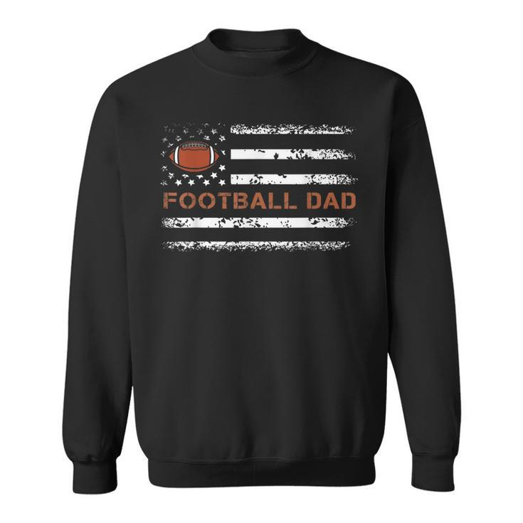 Football Papa Best Dad Ever Fatherhood Daddy Fathers Day Gift For Mens Sweatshirt