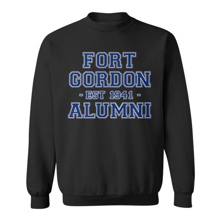 Fort Gordon Alumni College Themed Fort Gordon Army Veteran  Men Women Sweatshirt Graphic Print Unisex