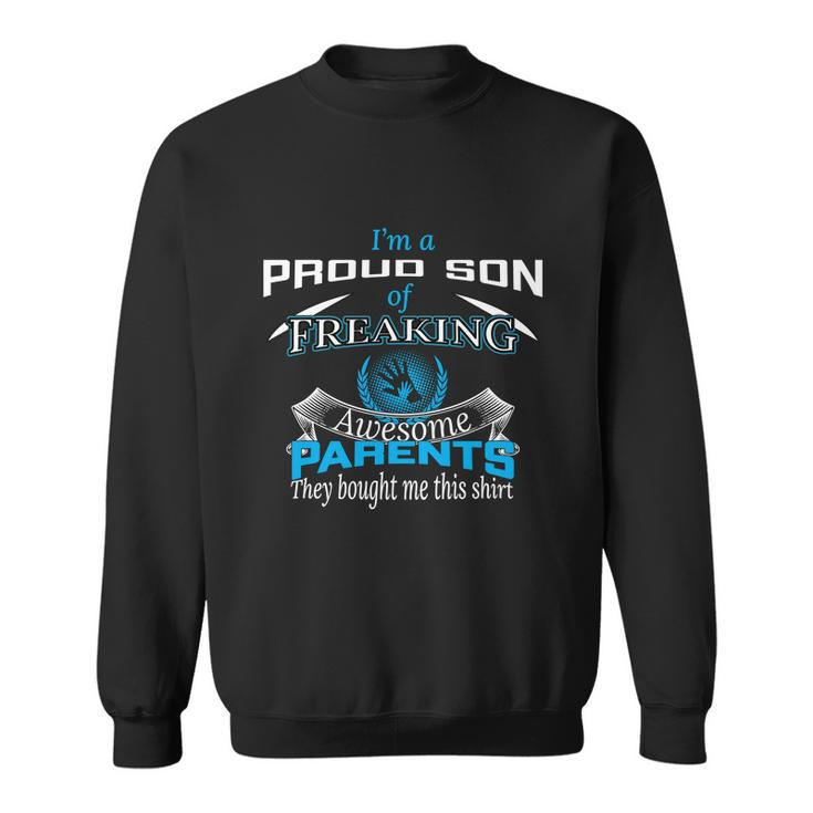 Freaking Awesome Parents Quote Sweatshirt