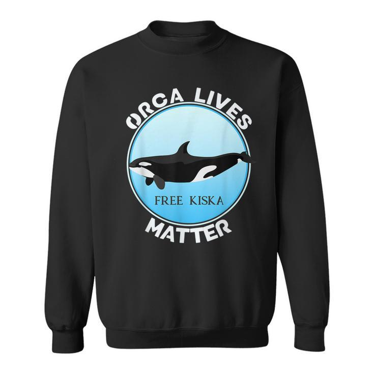Free Kiska Orca Whale Ontario  Sweatshirt