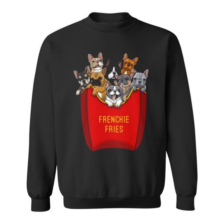 French Bulldog Frenchie Fries Sweatshirt