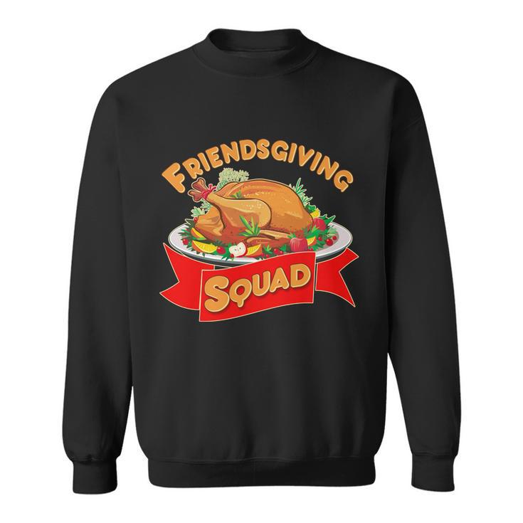 Friendsgiving Squad Funny Thanksgiving Sweatshirt