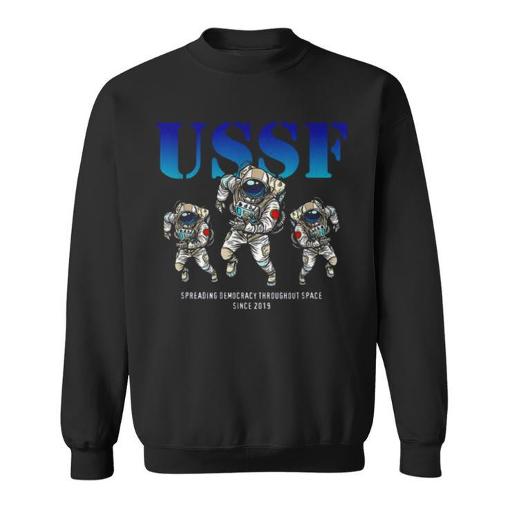 Funny Astronaut S United States Space Force Sweatshirt