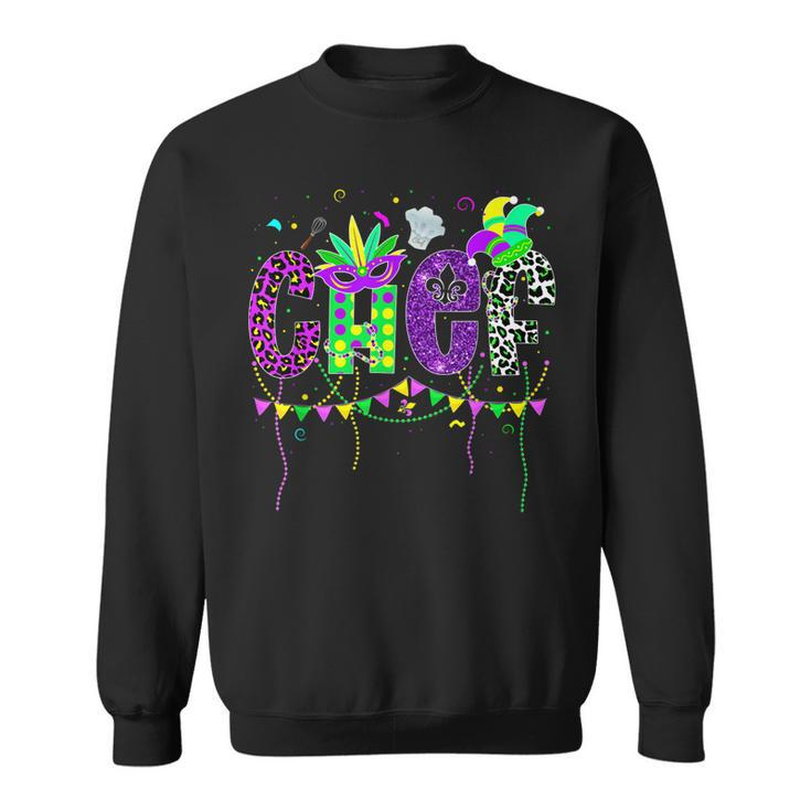 Funny Chef Mardi Gras Festival Family Matching Outfit  Sweatshirt