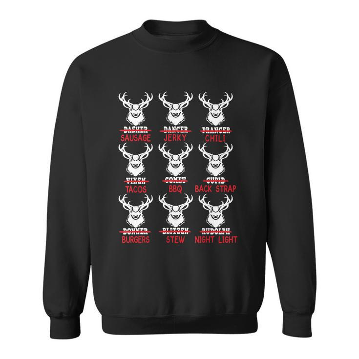 Funny Christmas Deer Bow Hunting Santa Men Women Hunter Gift Tshirt V2 Sweatshirt