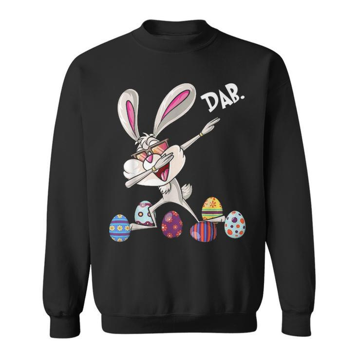 Funny Dabbing Easter Rabbit Eggs Dab Hunting Bunny Sweatshirt