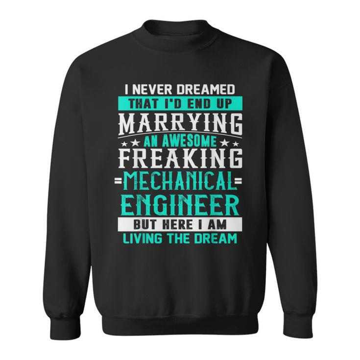 Funny Freaking Awesome Mechanical Engineer Him Her Couples  Sweatshirt