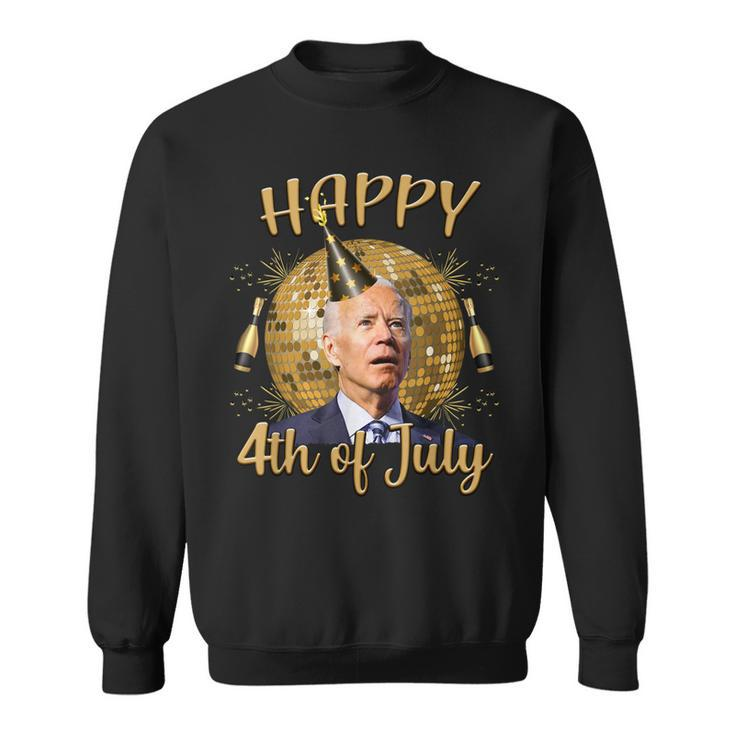 Funny Joe Biden Happy 4Th Of July New Years Eve Biden 2023  Sweatshirt