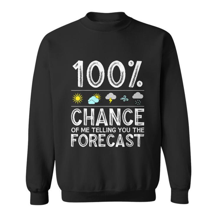 Funny Meteorology Gift For Weather Enthusiasts Cool Weatherman Gift Sweatshirt