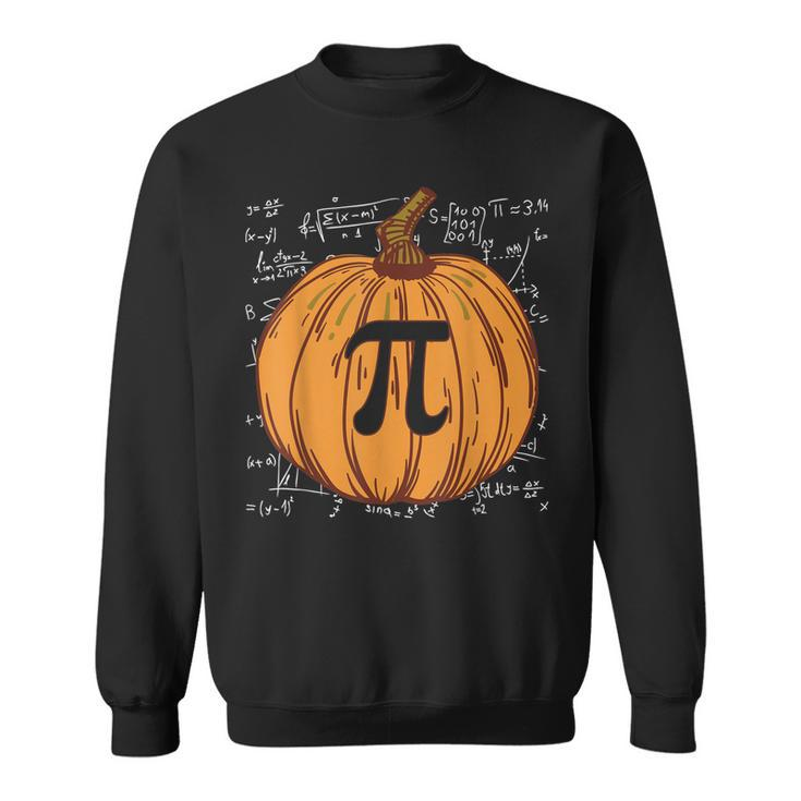 Funny Pumpkin Pie Halloween Fall Thanksgiving Pumpkin Pi V2 Men Women Sweatshirt Graphic Print Unisex