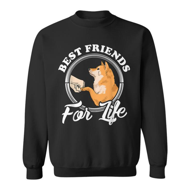 Funny Shiba Inu Design Best Friends Shiba Inu Lovers  Sweatshirt
