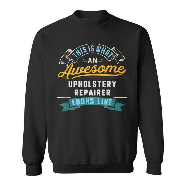 Funny Upholstery Repairer  Awesome Job Occupation  Men Women Sweatshirt Graphic Print Unisex