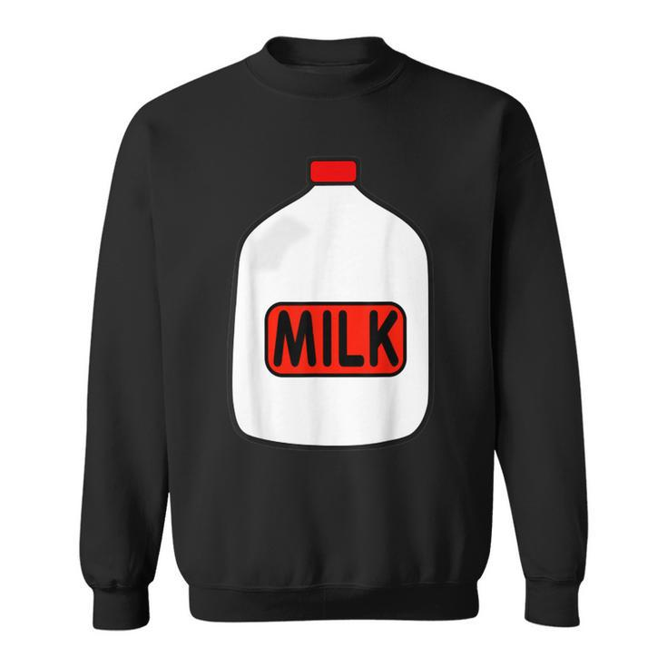 Gallon Of Milk Costume  Match With Cookie Costumes Sweatshirt