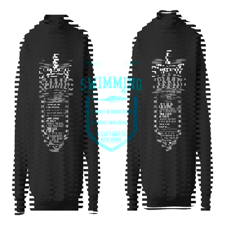Gifts For Swimmers Swim Team Gifts Funny Swimming Funny Swim Men Women Sweatshirt Graphic Print Unisex