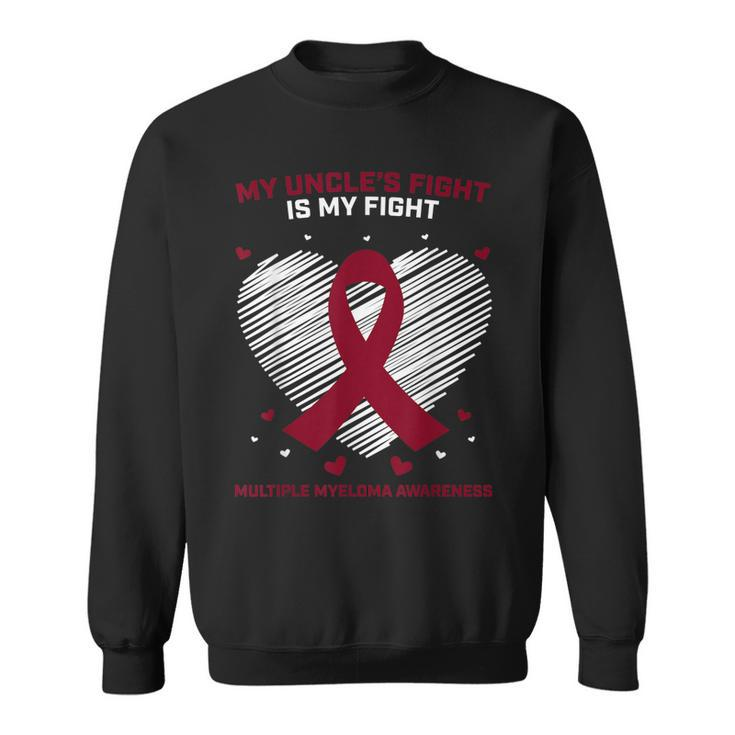 Gifts Uncle Multiple Myeloma Awareness Products Blood Cancer Sweatshirt